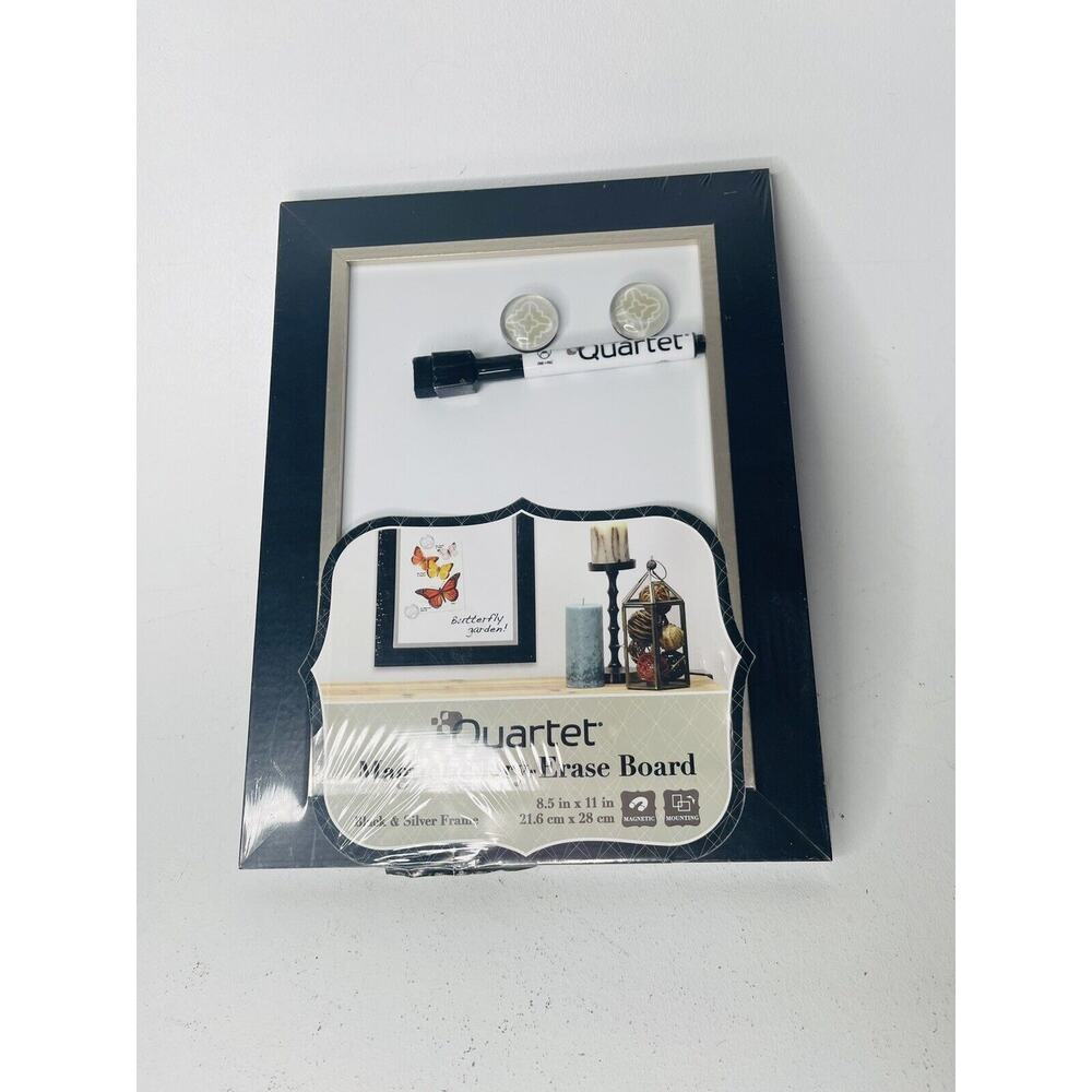 Whiteboard Magnetic 8.5 X 11 Quartet White Board for Wall Dry Erase New